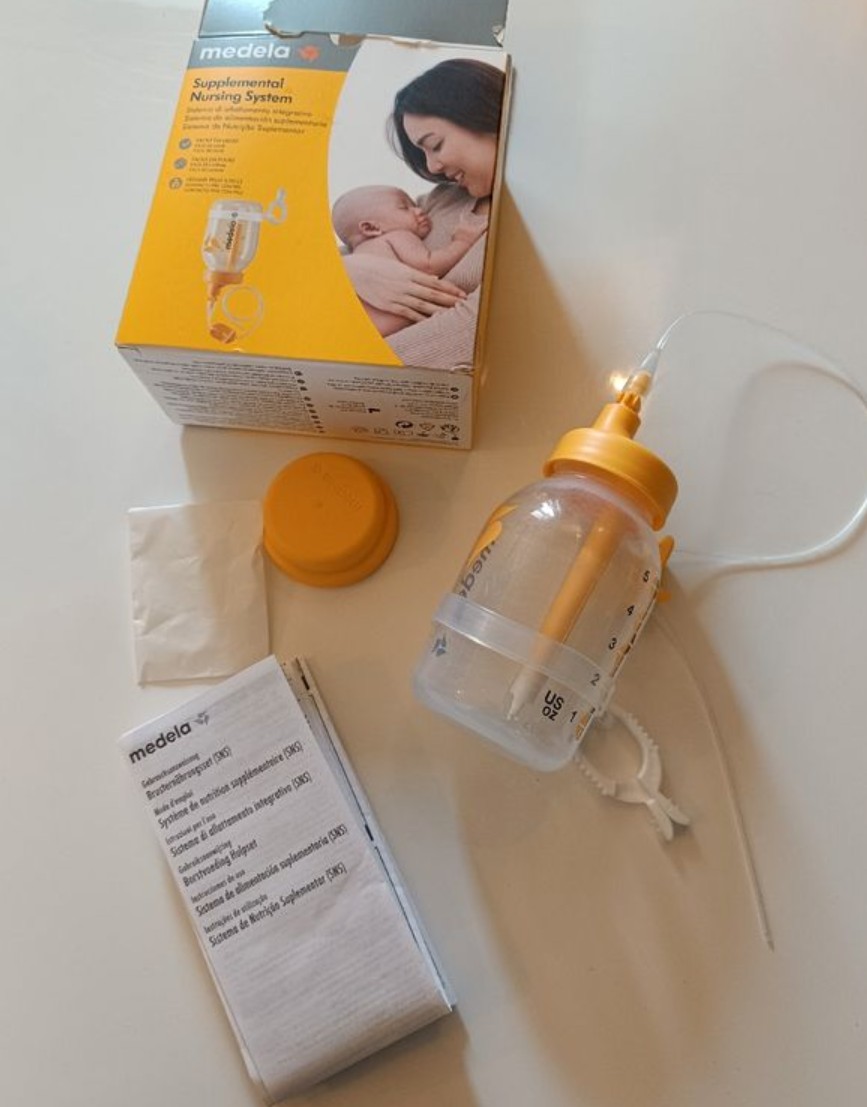 DAL allaitement medela SNS dispostif aide lactation DAL dispositif aide à lactation SNS medela complémenter bébé sans biberon